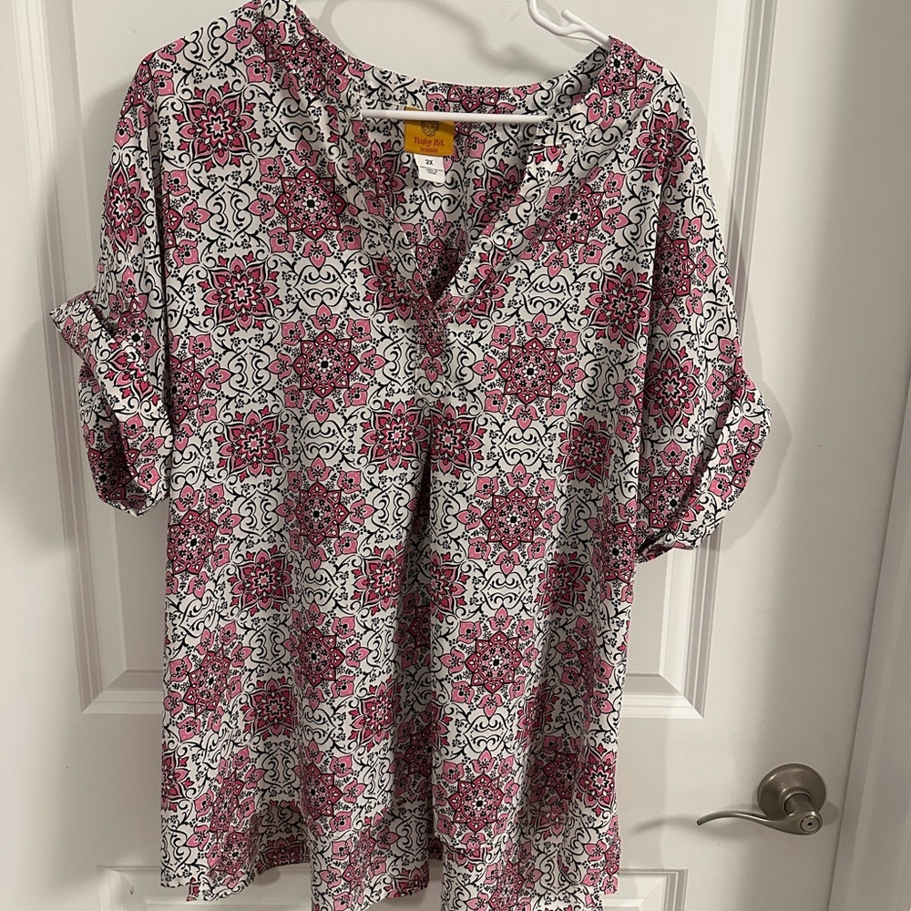 Floral Patterned Women's Top